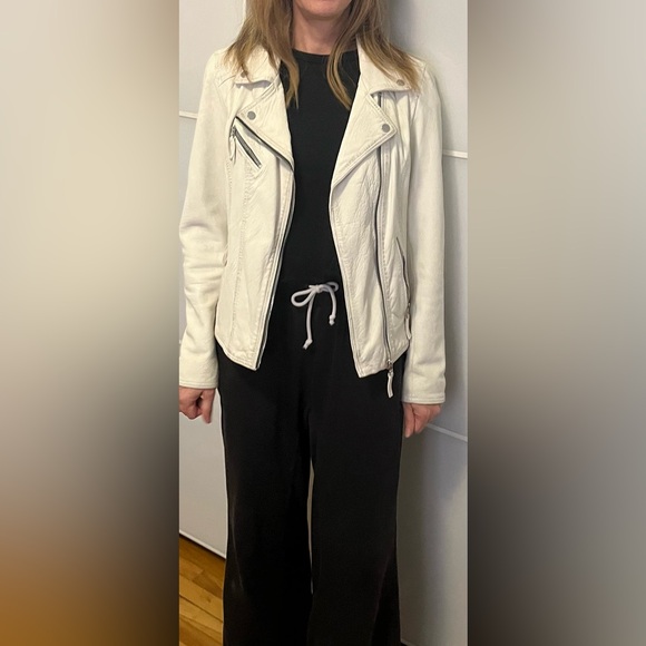 Oakwood Manteau de cuir blanc - Picture 1 of 5